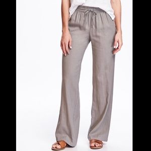 Grey Linen Pants